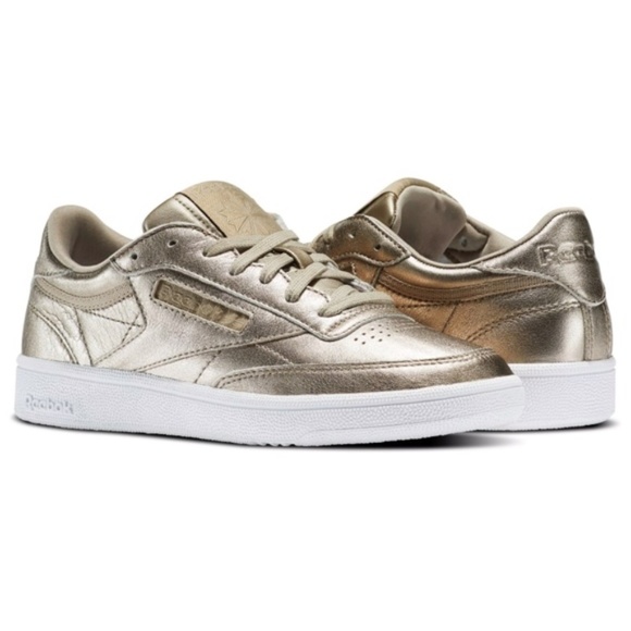 reebok club c melted metal